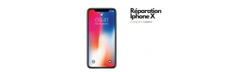 Réparation iphone X 10 cambrai